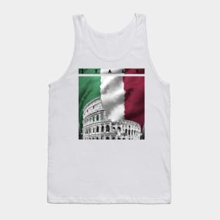 Italy flag Tank Top